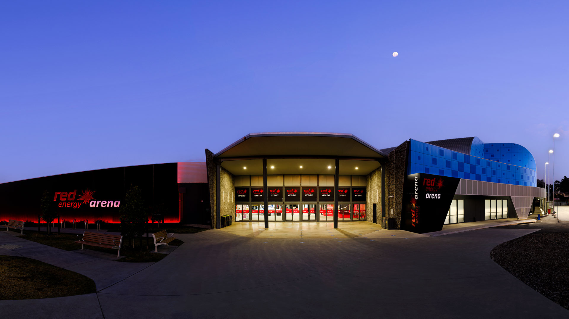 Red energy Arena Exterior