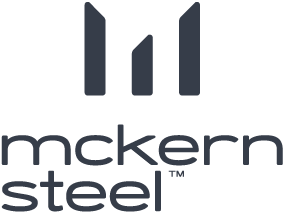 2024 McKern Steel logo charcoal stacked web transparent 1